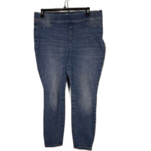 Wonderly pull on Women's Blue Jeans super skinny size 18w